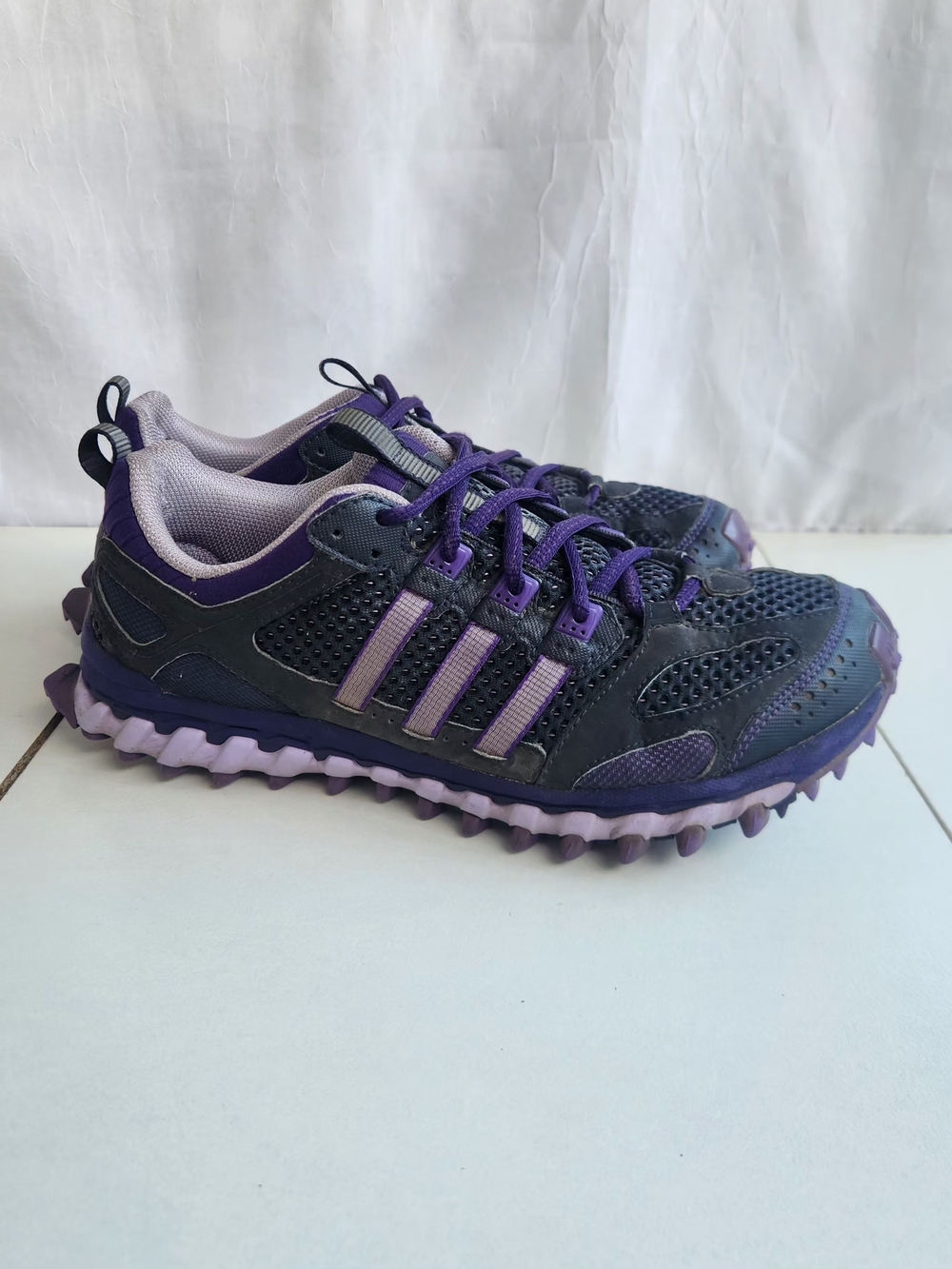 adidas Women's Purple and Lavender Trail Running Sneakers